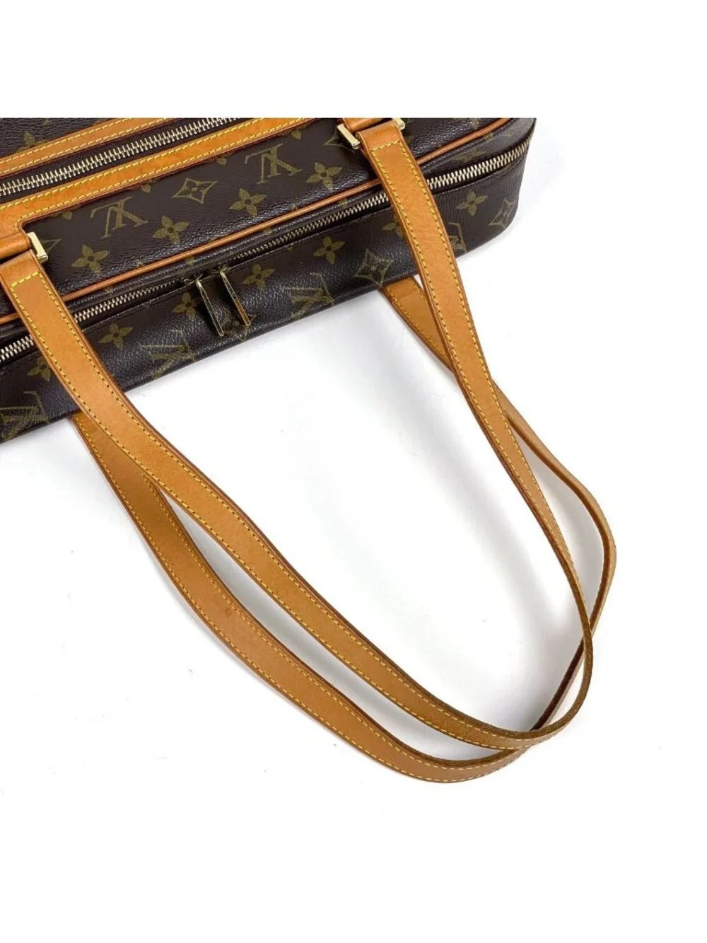 Louis Vuitton Cite GM Shoulder Bag Monogram Brown